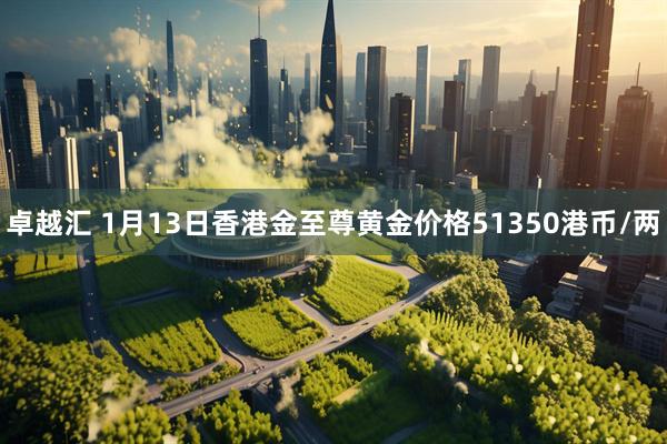 卓越汇 1月13日香港金至尊黄金价格51350港币/两